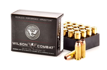 Image of Wilson Combat Barnes TAC-XP .40 S&amp;W 140 Grain Brass Cased Pistol Ammo, 1350 FPS, 20 Rounds, A10-140-TACXP-20RD