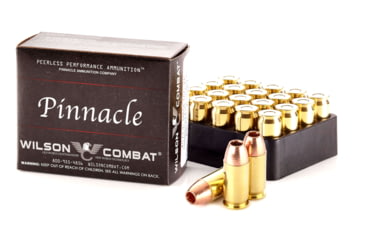 Image of Wilson Combat Barnes TAC-XP .45 ACP 185 Grain Brass Cased Pistol Ammo, 20 Round, A45-185-TACXP-C-20RD