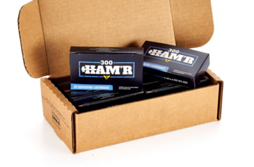 Image of Wilson Combat Barnes TTSX 300 HAMR 110 Grain Brass Cased Pistol Ammo, 200 Round, A300HMR-110-TSX-BLK-200RD