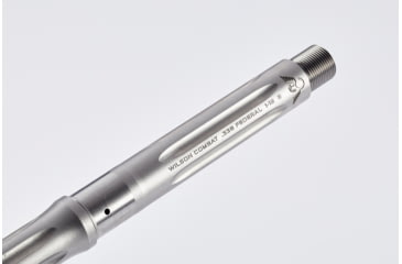 Image of Wilson Combat Barrel, Match Grade, AR-10, .338 Federal, Tactical Hunter, 18in, Fluted, 5/8x24 TPI, 1-12 Twist, Stainless Steel, TR-338THRG18FT12