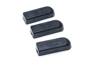 Image of Wilson Combat Base Pad, Standard .360in, Glue-On, Package of 3, Black 5