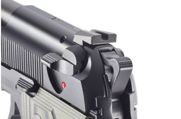 Image of Wilson Combat Battlesight, Flat Square Notch, Serrated Blade,.270in Beretta Black 630SQ-S