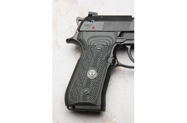 Image of Wilson Combat Beretta 92, 96 G10 Grips, Checkered with WC Logo, Dirty Olive 724FC-DO