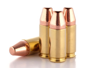 Image of Wilson Combat Berry Mfg HBFN Bill Wilson Signature Jacketed Match/Training Load 9mm Luger 135 Grain Brass Cased Pistol Ammo, 100 Rounds, A9-135-HBFN-100RD