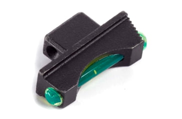 Image of Wilson Combat Colt Python/Anaconda Front Sight, Snag-Free, Black/Green Fiber Optic, 1053FOG180