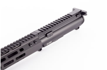 Image of Wilson Combat Complete Upper Receiver, Protector, 300 HAMR, 16 inch Barrel, Mid Length, 1-15 Twist, 5/8x24 Thread, M-LOK Handguard, Q-COMP, Armor-Tuff, Black, TR-UF300HLEM16RQ15B