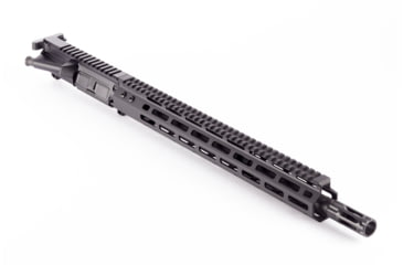 Image of Wilson Combat Complete Upper Receiver, Protector, 300 HAMR, 16 inch Barrel, Mid Length, 1-15 Twist, 5/8x24 Thread, M-LOK Handguard, Q-COMP, Armor-Tuff, Black, TR-UF300HLEM16RQ15B