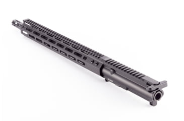 Image of Wilson Combat Complete Upper Receiver, Protector, 300 HAMR, 16in Barrel, Mid Length, 1-15 Twist, 5/8x24, M-LOK, Q-COMP, Armor-Tuff, Black, TR-UFW300HLEM16RQ15B