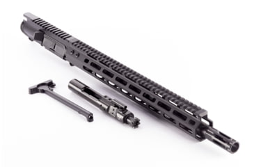 Image of Wilson Combat Complete Upper Receiver, Protector, 300 HAMR, 16in Barrel, Mid Length, 1-15 Twist, 5/8x24, M-LOK, Q-COMP, Armor-Tuff, Black, TR-UFW300HLEM16RQ15B
