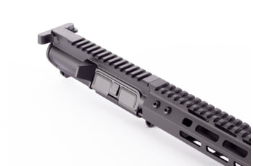 Image of Wilson Combat Complete Upper Receiver, Protector, 300 HAMR, 16in Barrel, Mid Length, 1-15 Twist, 5/8x24, M-LOK, Q-COMP, Armor-Tuff, Black, TR-UFW300HLEM16RQ15B