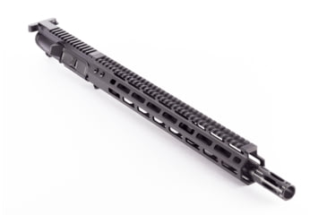 Image of Wilson Combat Complete Upper Receiver, Protector, 300 HAMR, 16in Barrel, Mid Length, 1-15 Twist, 5/8x24, M-LOK, Q-COMP, Armor-Tuff, Black, TR-UFW300HLEM16RQ15B