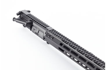 Image of Wilson Combat Complete Upper Receiver, Ranger, 300 HAMR, 16 inch Barrel, Mid Length, 1-15 Twist, 5/8 24 Thread, M-LOK Handguard, Q-COMP, Armor-Tuff, Black, TR-UF300HRAM16RQ15B