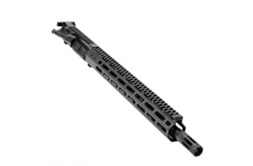 Image of Wilson Combat Complete Upper Receiver, Recon, 6.8mm Remington SPC, 16 inch Barrel, Mid Length, 1-11 Twist, 5/8x24 Thread, M-LOK Handguard, Q-COMP, Armor-Tuff, Black, TR-UF68RCM16FQ11B