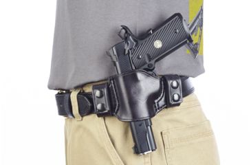 Image of Wilson Combat Covert Carry QD Holster, 1911, Left Hand, Black Leather CC1BLL15