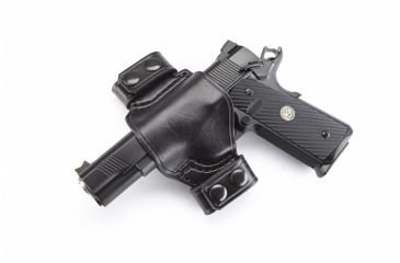 Image of Wilson Combat Covert Carry QD Holster, 1911, Left Hand, Black Leather CC1BLL15