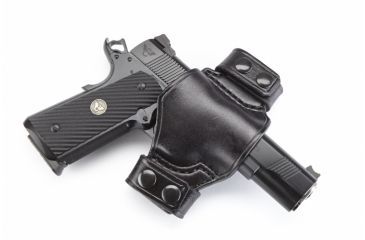 Image of Wilson Combat Covert Carry QD Holster, 1911, Right Hand, Black Leather CC1BLR15