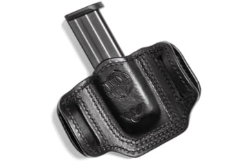 Image of Wilson Combat Cowhide Leather Single Pistol Magazine Pouch, Wilson Combat EDC X9, Left, Black, CSM9BLL15
