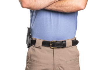 Image of Wilson Combat Cowhide Leather Single Pistol Magazine Pouch, Wilson Combat EDC X9, Left, Black, CSM9BLL15