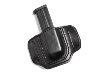 Image of Wilson Combat Cowhide Leather Single Pistol Magazine Pouch, Wilson Combat EDC X9, Left, Black, CSM9BLL15