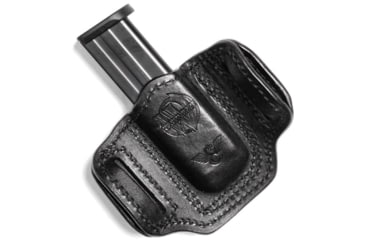 Image of Wilson Combat Cowhide Leather Single Pistol Magazine Pouch, Wilson Combat EDC X9, Right, Black, CSM9BLR15
