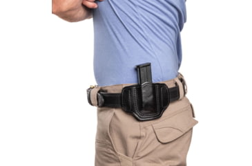 Image of Wilson Combat Cowhide Leather Single Pistol Magazine Pouch, Wilson Combat EDC X9, Right, Black, CSM9BLR15
