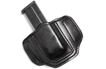 Image of Wilson Combat Cowhide Leather Single Pistol Magazine Pouch, Wilson Combat EDC X9, Right, Black, CSM9BLR15