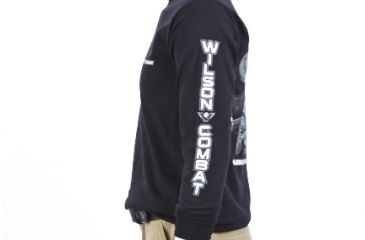 Image of Wilson Combat CQB Pistol Long Sleeve T-Shirt, Black, Small 581S