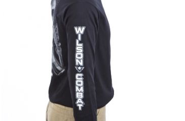 Image of Wilson Combat CQB Pistol Long Sleeve T-Shirt, Black, Small 581S