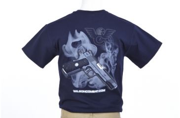 Image of Wilson Combat CQB Pistol T-Shirt, Navy Blue, Large 605L