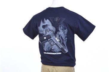 Image of Wilson Combat CQB Pistol T-Shirt, Navy Blue, Large 605L