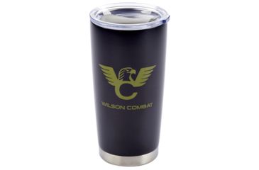 Image of Wilson Combat CQB, Stainless Steel Tumbler, 20 oz, Black 872