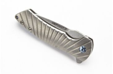Image of Wilson Combat Defiant Starburst Flipper, Titanium Framelock, Silver WTK-DSF