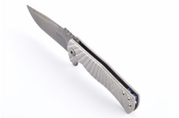 Image of Wilson Combat Eagle Framelock Titanium Flipper, Stainless Damascus Blade WTK-EAGLE-D