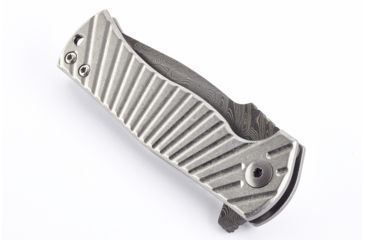 Image of Wilson Combat Eagle Framelock Titanium Flipper, Stainless Damascus Blade WTK-EAGLE-D