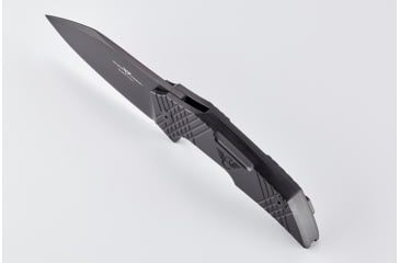 Image of Wilson Combat EDC-X Tactical Folding Knife, X-TAC Pattern, Titanium Framelock, Black, WTK-EDCX-B