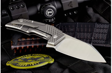 Image of Wilson Combat EDC-X Tactical Folding Knife X-TAC Pattern, Titanium Framelock, WTK-EDCX