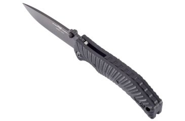 Image of Wilson Combat Extreme Lite Carry, Black G-10 Starburst Handle, Black Plain, WTK-ELC-BG10