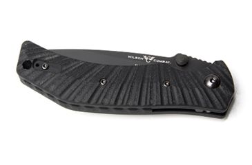 Image of Wilson Combat Extreme Lite Carry, Black G-10 Starburst Handle, Folding Knive, Black Plain, WTK-ELC-BG10