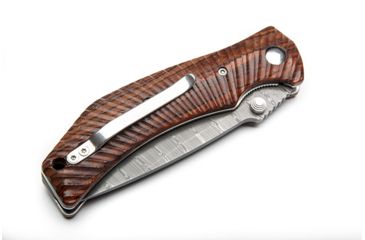 Image of Wilson Combat Extreme Lite Carry. Starburst Pattern, Cocobolo, Damasteel Damascus Blade WTK-ELC-COCO-D