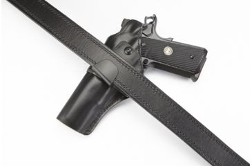 Image of Wilson Combat Featherweight IWB Holster, 1911, Left Hand, 1.5in Belt, Black F1BLL15