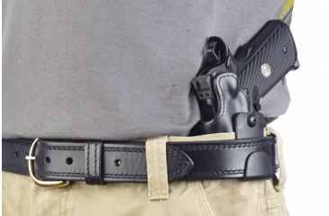 Image of Wilson Combat Featherweight IWB Holster, 1911, Left Hand, 1.5in Belt, Black F1BLL15