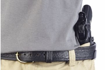 Image of Wilson Combat Featherweight IWB Holster, 1911, Left Hand, 1.5in Belt, Shark, Black F1BSL15