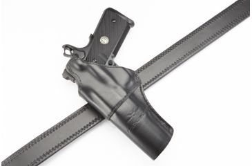Image of Wilson Combat Featherweight IWB Holster, 1911, Right Hand, 1.5in Belt, Black F1BLR15