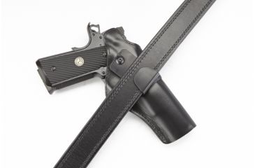 Image of Wilson Combat Featherweight IWB Holster, 1911, Right Hand, 1.5in Belt, Black F1BLR15