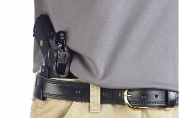 Image of Wilson Combat Featherweight IWB Holster, 1911, Right Hand, 1.5in Belt, Black F1BLR15