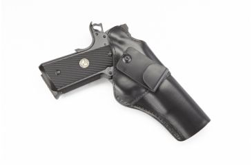 Image of Wilson Combat Featherweight IWB Holster, 1911, Right Hand, 1.5in Belt, Black F1BLR15