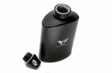 Image of Wilson Combat Flask, Aluminum, Black, 17oz 787