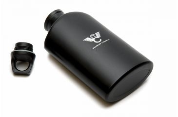 Image of Wilson Combat Flask, Aluminum, Black, 17oz 787
