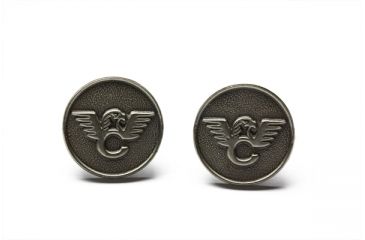 Image of Wilson Combat Grip Medallion, Set of 2, Pewter 351M