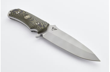 Image of Wilson Combat Hide Fighter Fixed Blade Knife, G10, Wilson Combat/Steve Woods, Black/Green, WTK-HF-GN